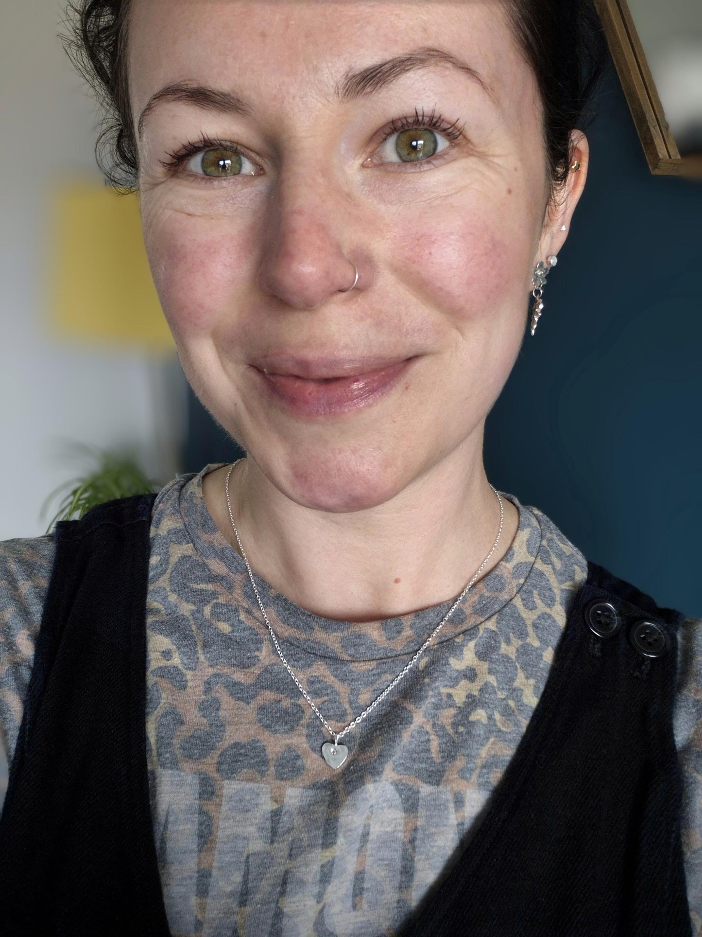 Silver heart necklace