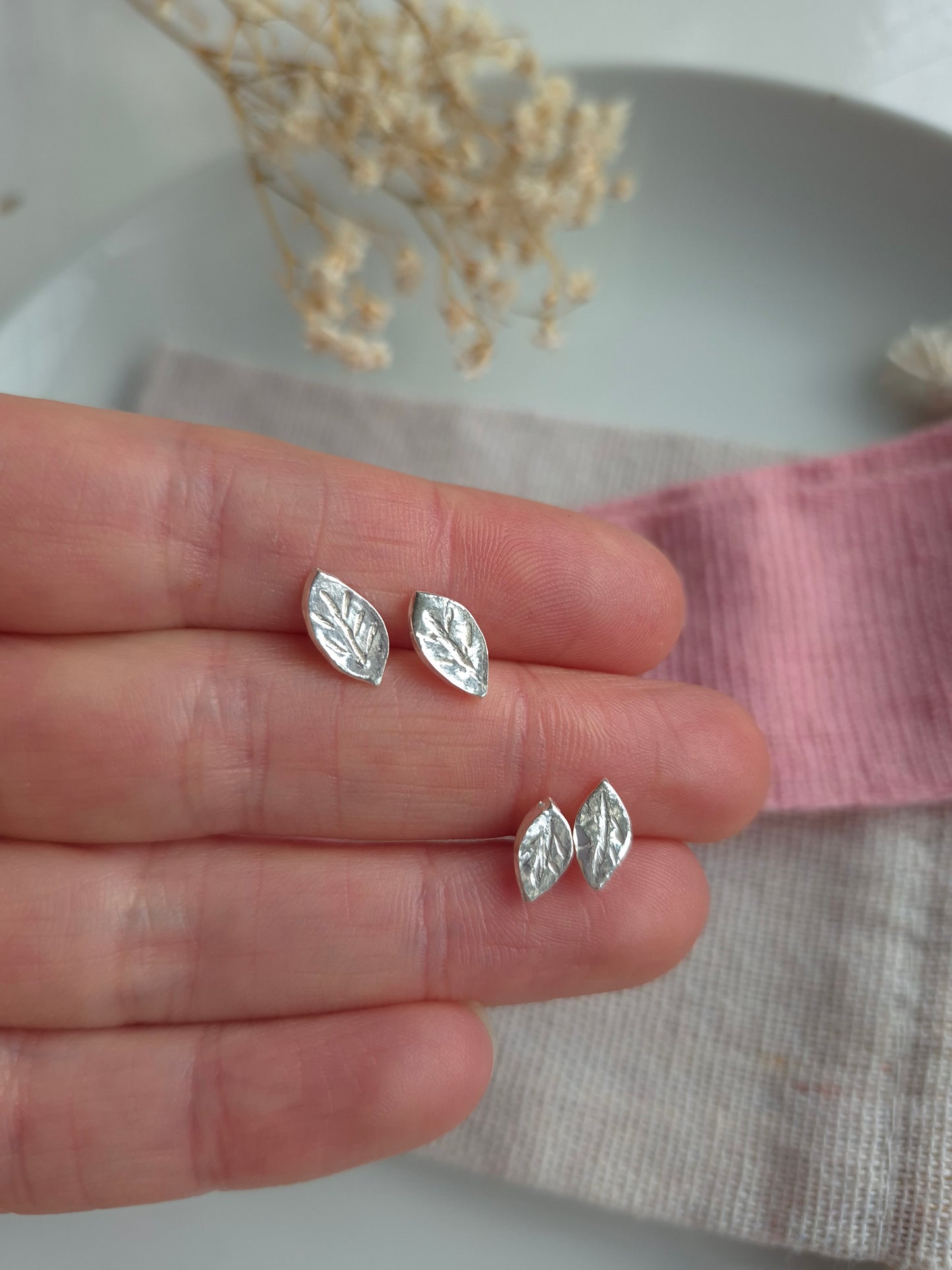 Autumn leaves earrings (one of a kind)