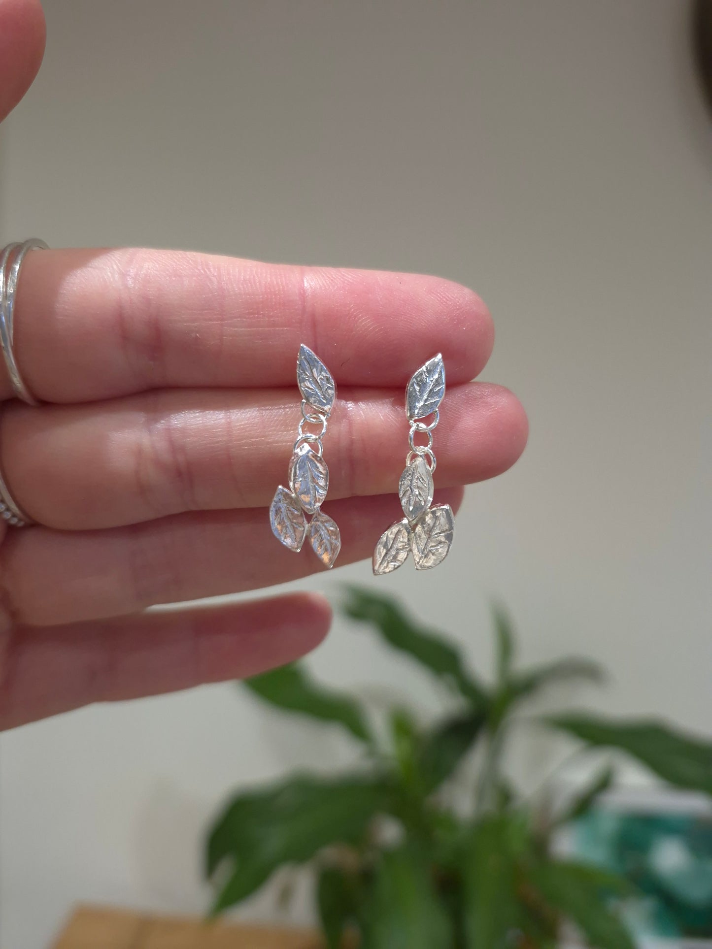 Autumn leaves earrings (one of a kind)