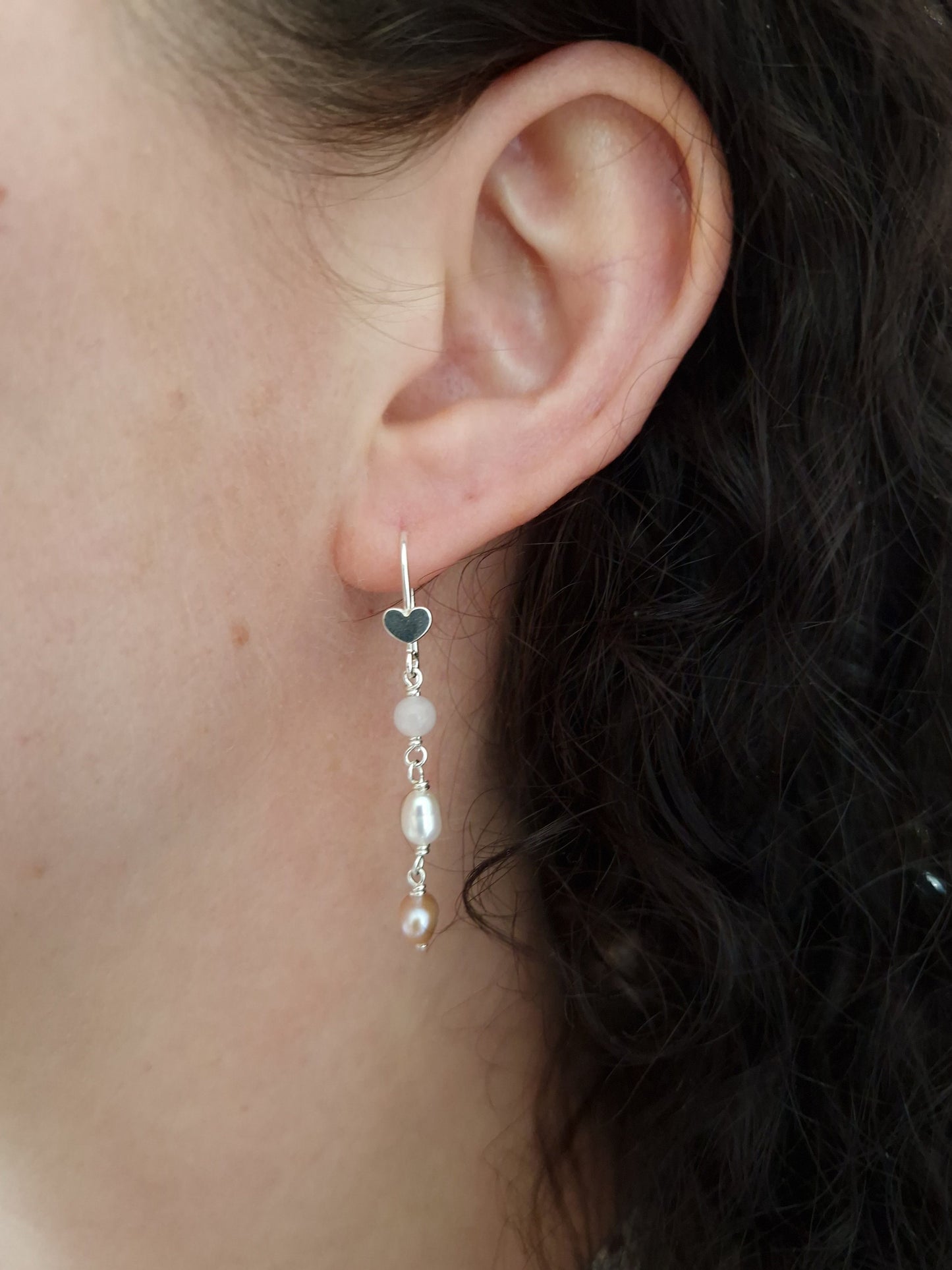 Love drop earrings