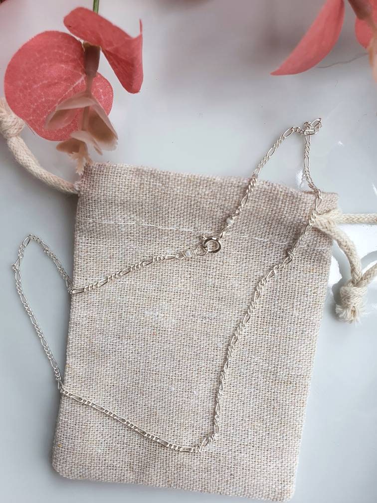 9225 sterling silver small chain necklace