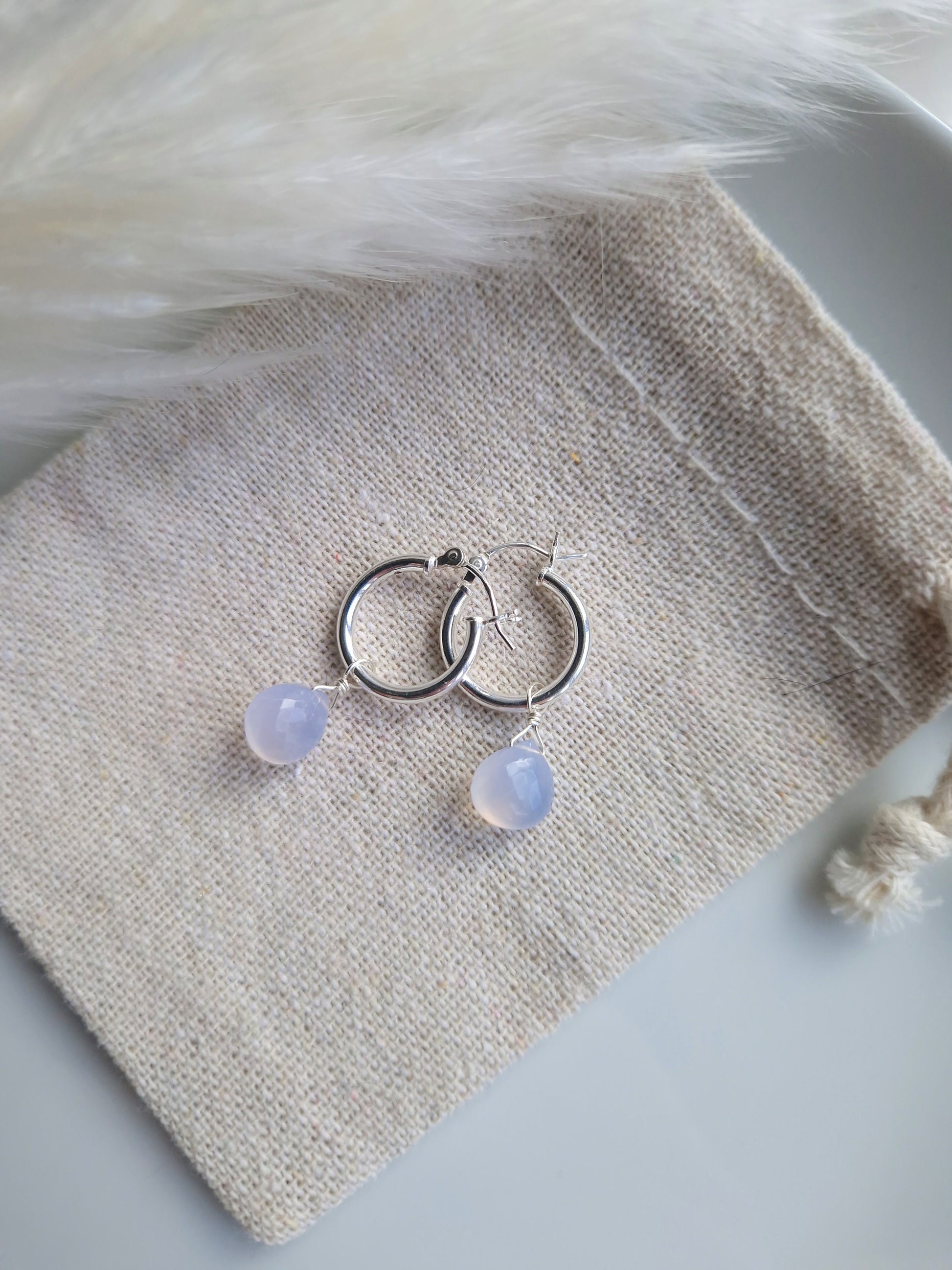 something blue earrings