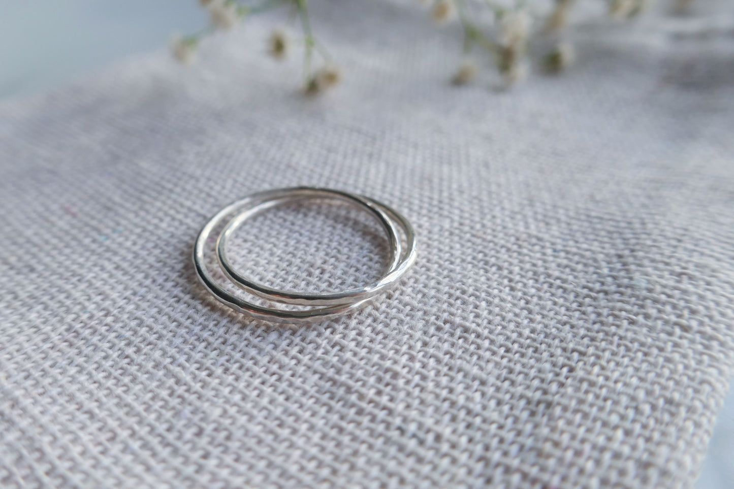 handmade 925 sterling silver eternity ring