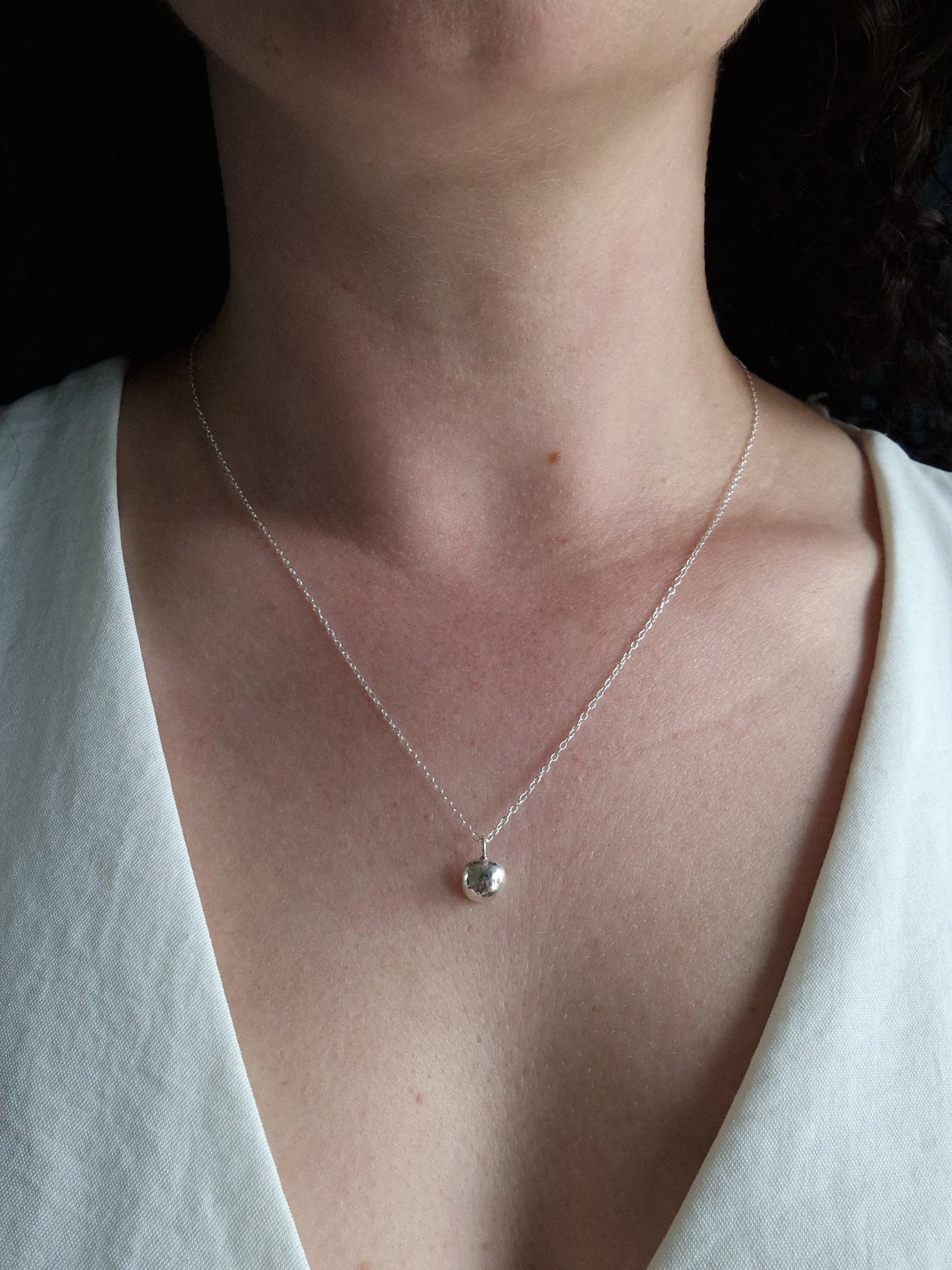 dainty minimalist925 sterling silver necklace