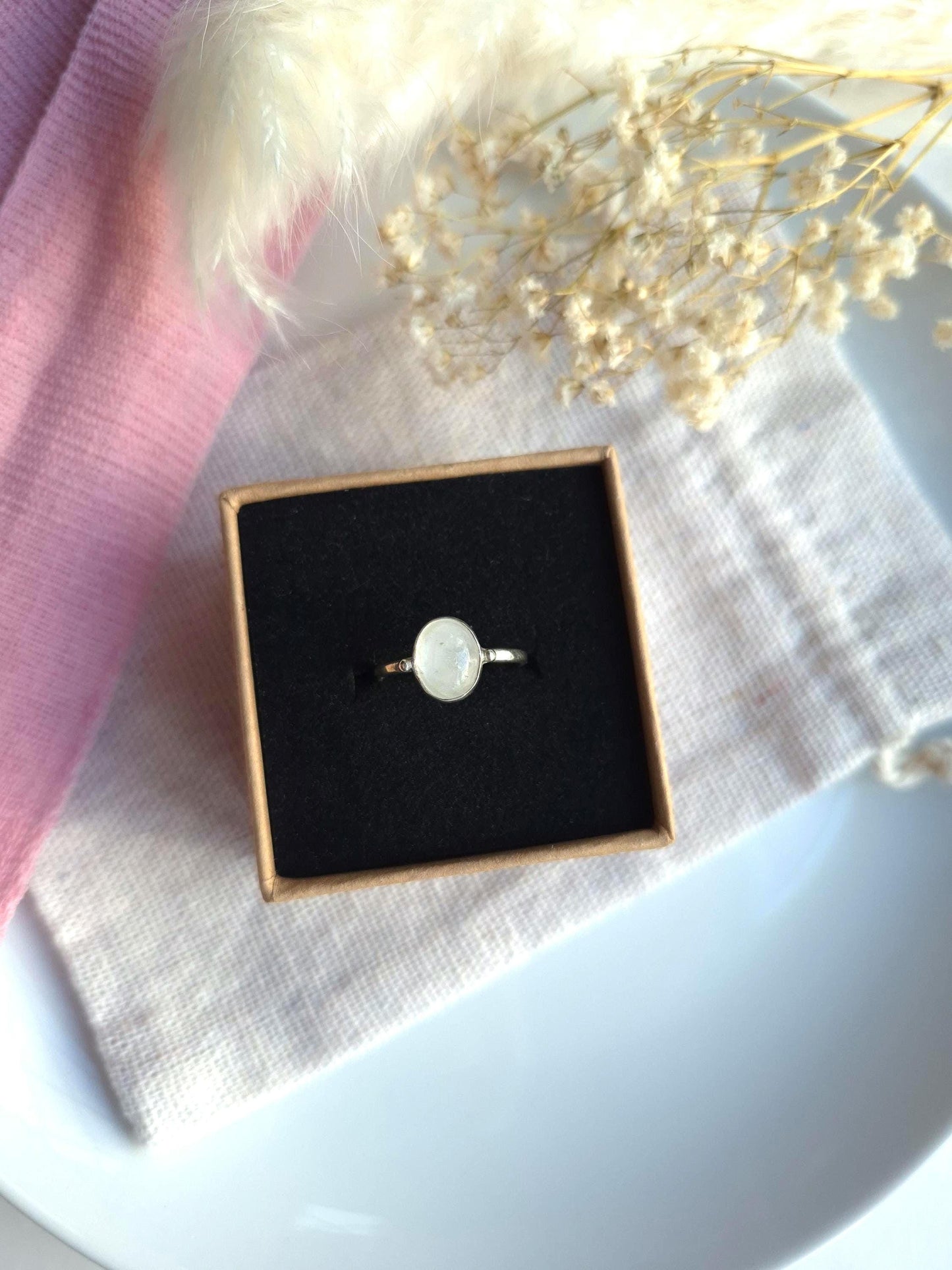 moonstone ring UK finger size I