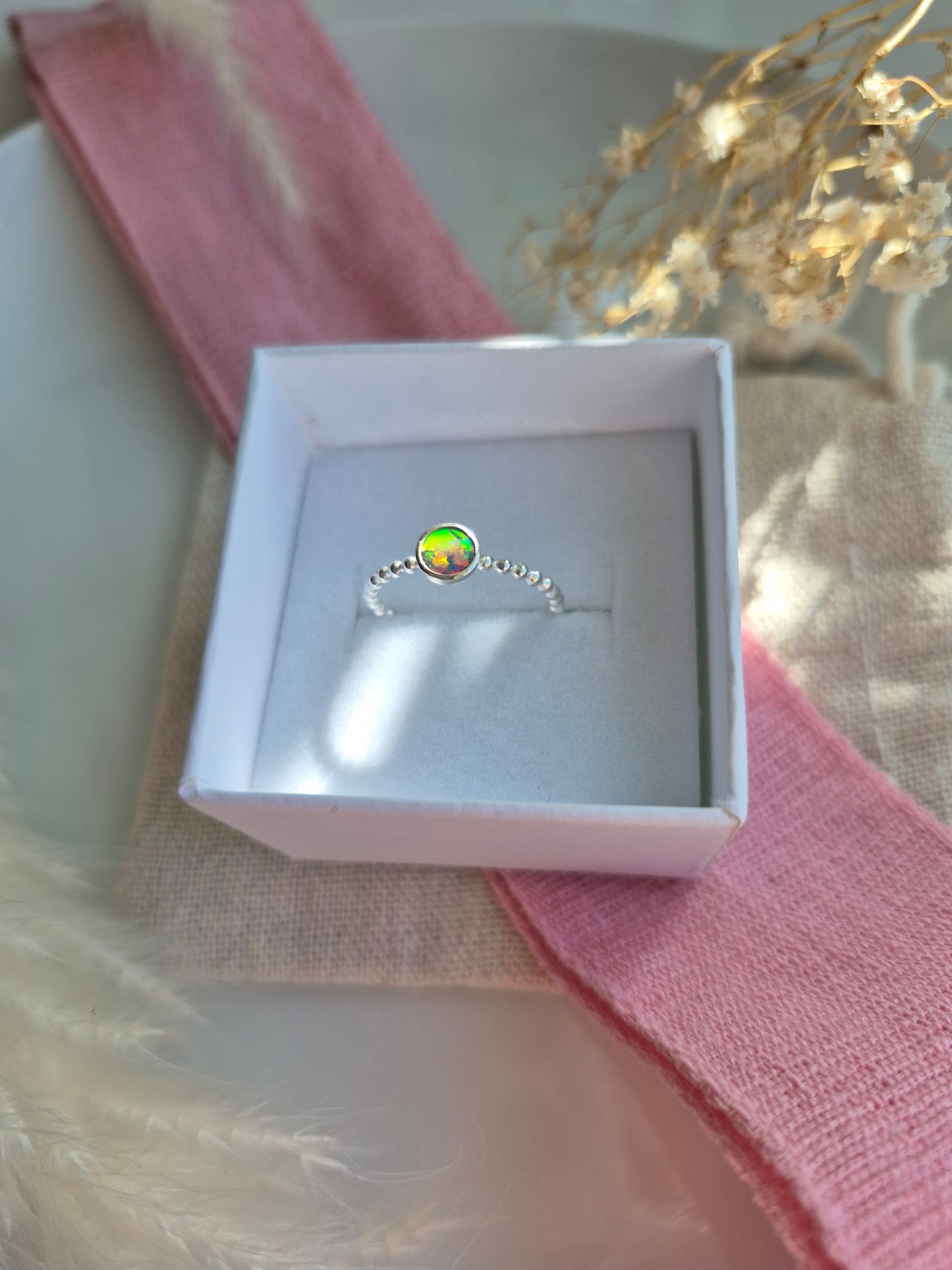 Opal stacking ring