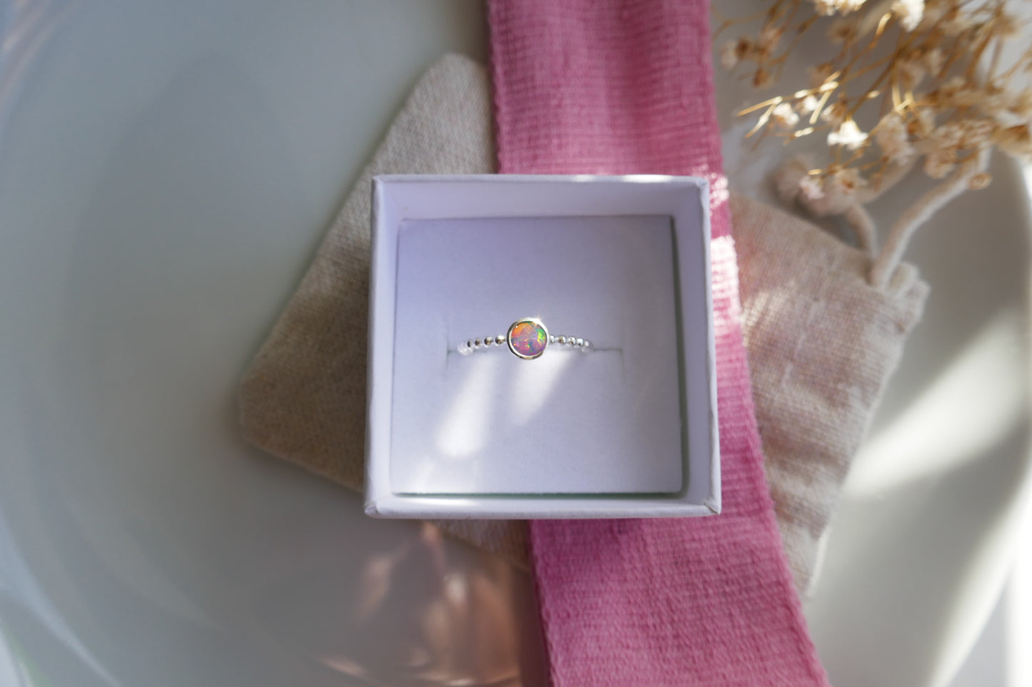 Opal stacking ring