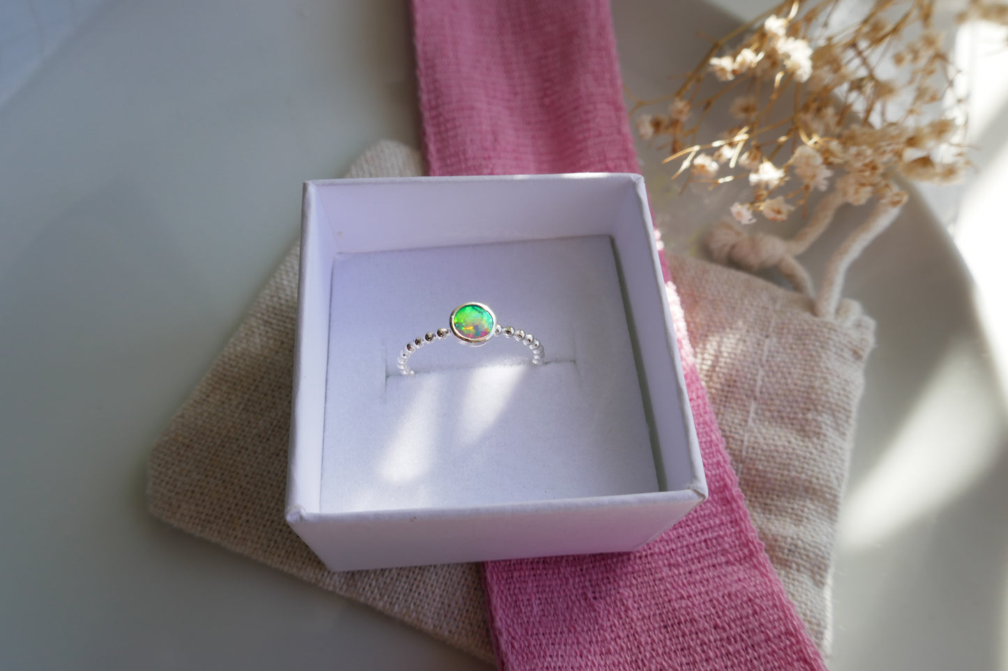 Opal stacking ring