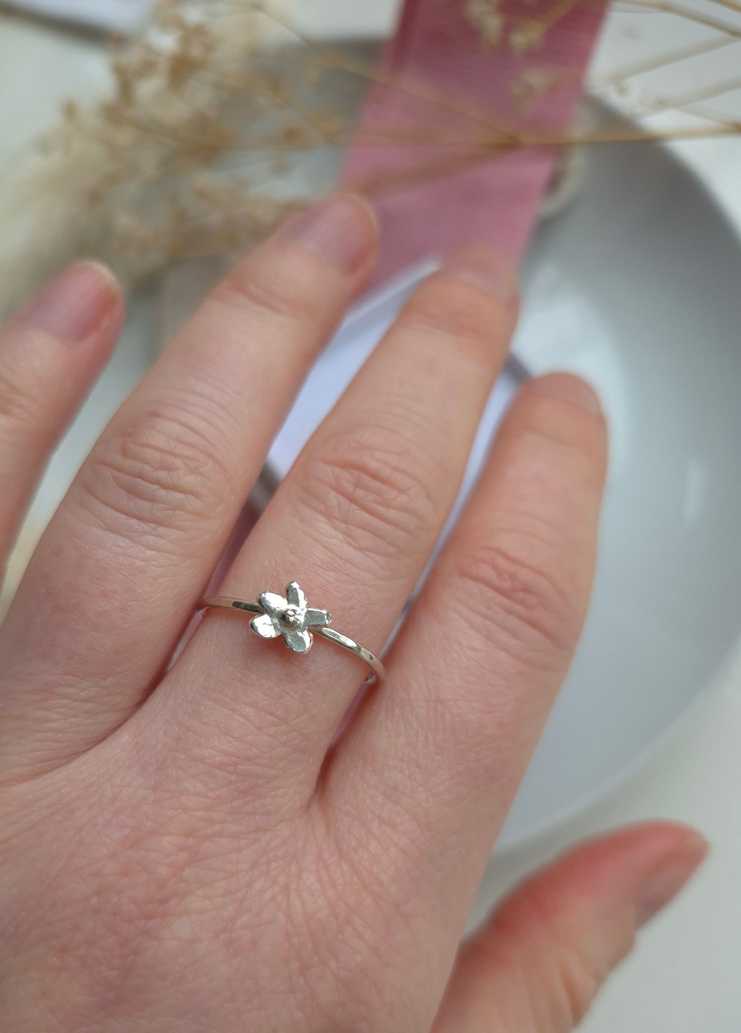 Flower stacking ring size Q